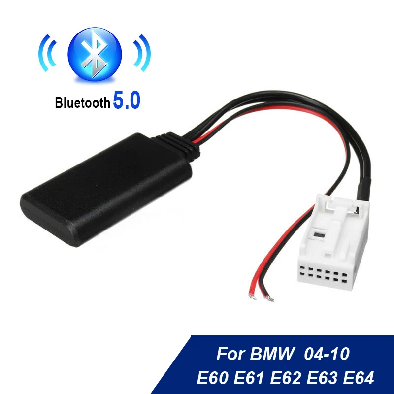 

Car Bluetooth Module AUX-IN Audio Cable for BMW E60 04-10 E63 E64 E61 Mini Navi Radio Stereo Aux Cable Adapter Wireless Audio