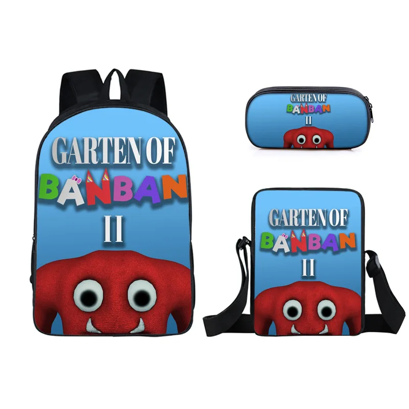 

Большой Вместительный рюкзак Garten of Banban, Аниме Сумка для косплея, дорожная сумка, школьный Подарочный ранец для девочек
