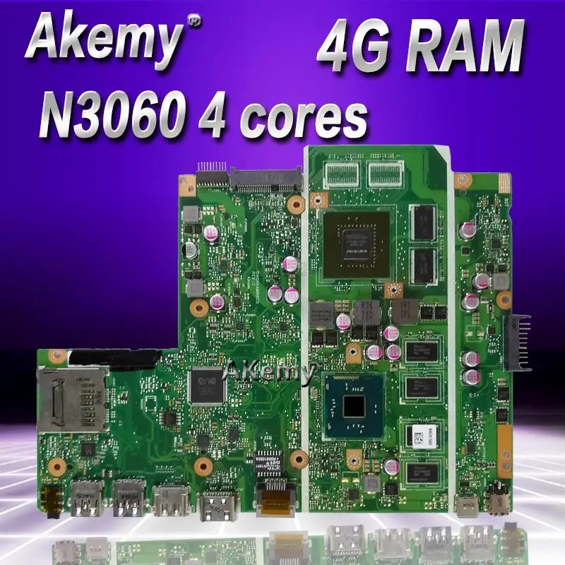 

AKemy X541SC MB._4G/N3060/AS V1G 90NB0CI0-R00040 Mainboard For Asus X541S X541SC Laptop motherboard 100% tested