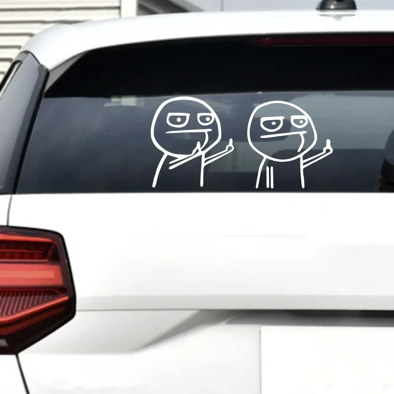 

Светоотражающая наклейка на средний палец, 15 х15 см