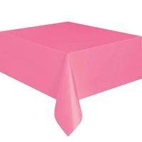 practical tablecloth table cover table cloth 1 pcs 137x183cm disposable plastic solid color party catering cover