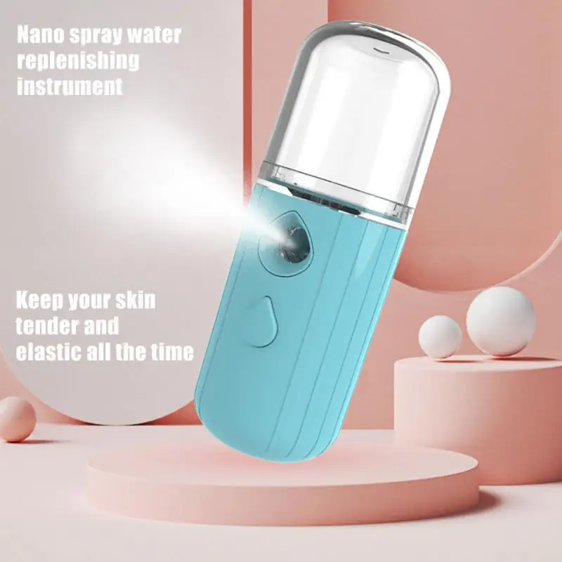 Распродажа 99% нано-опрыскиватель для лица Mini USB увлажнитель воздуха спиртовой
