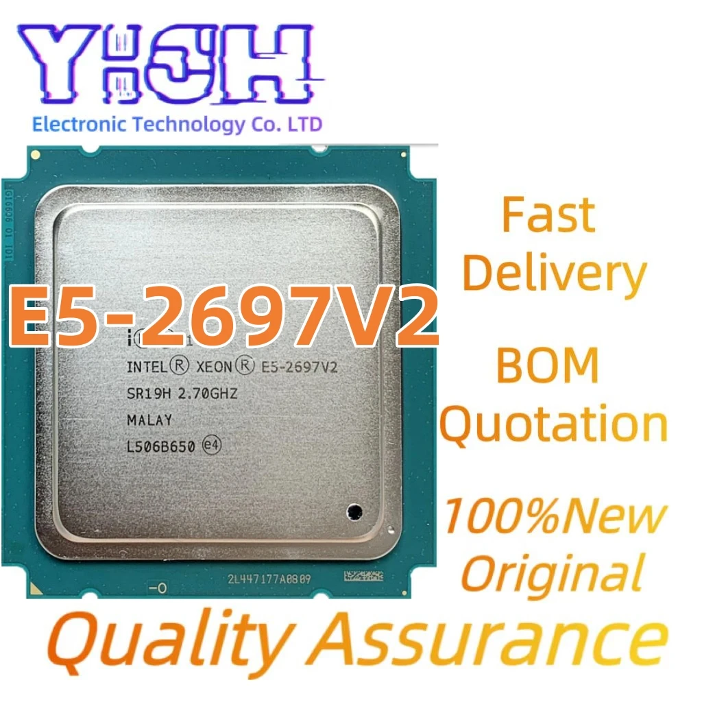 E5-2697V2 SR19H LGA2011 12 ядер 24 потока 22NM E5 LGA 2011 2697 V2