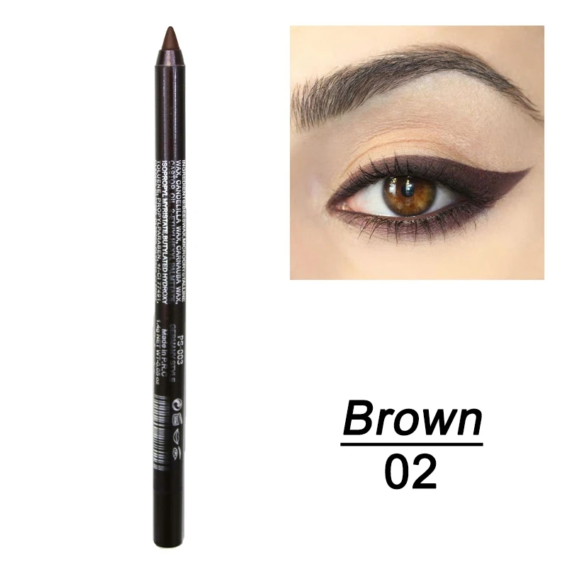 14 Colors Long-lasting Eye Liner Pencil Waterproof Pigment Blue Green Brown Eyeliner Pen Women Fashion Color Eye Makeup Cosmetic images - 6