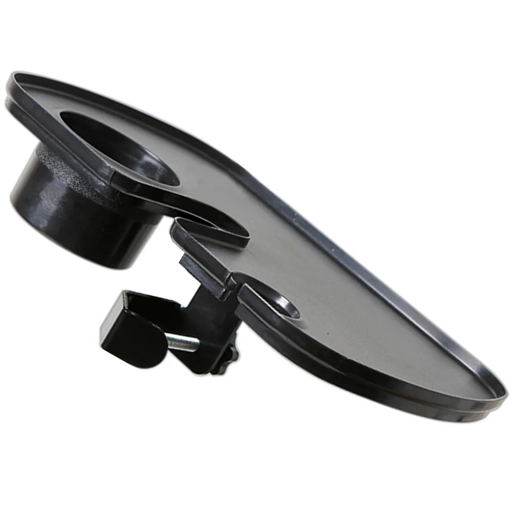 

Microphone Tray Holder Sound Card Shelf Supports Live Broadcast Stand Plastic Serving Rack Music