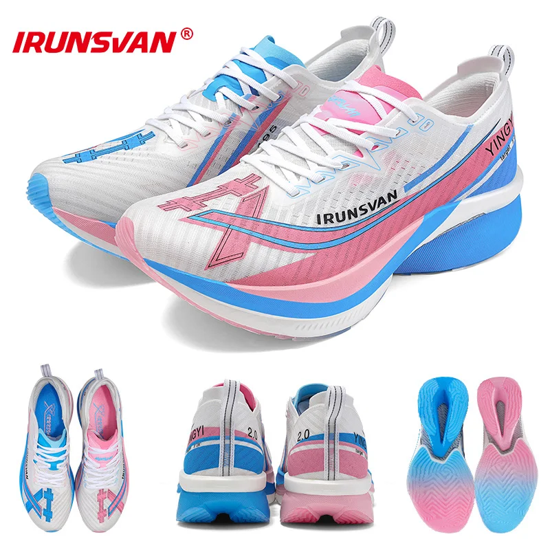 Фото IRUNSVAN Shadow Wing 2.0 Carbon 2024, спортивная обувь, оригинальные модные повседневные кроссовки унисекс, уличные марафонские кроссовки для мужчин №2