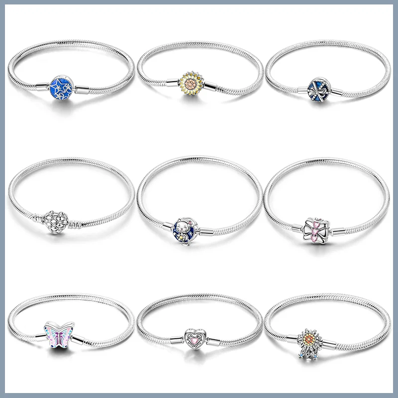 Бусина-Шарм Звездный Кот из серебра 925 пробы для Pandora