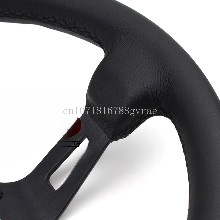 13-дюймовый новый полноскоростной спортивный кожаный гоночный дрифтовый руль
