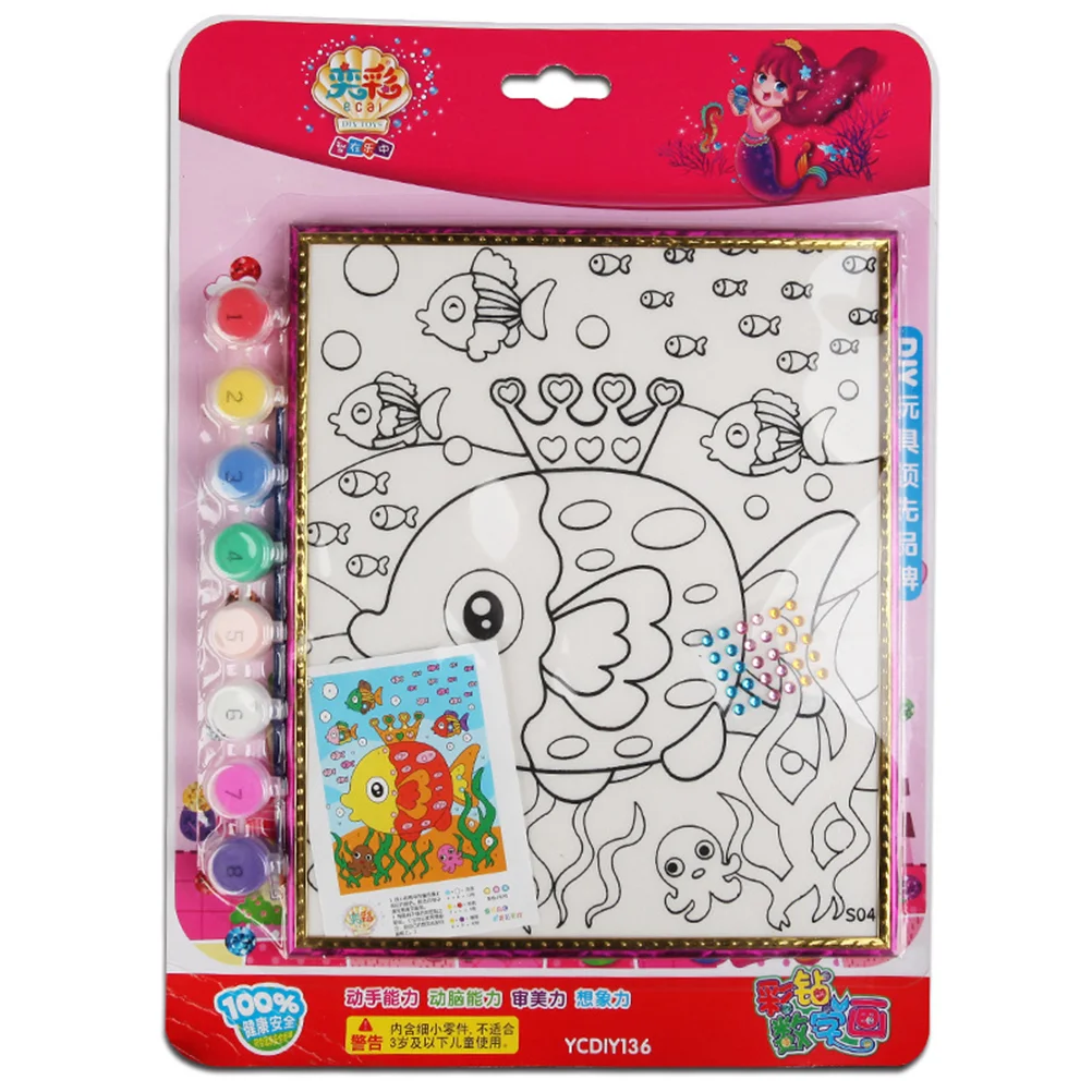 

Oil Painting DIY Crafts Doodle Creative Gift for Toddler Kids Toys