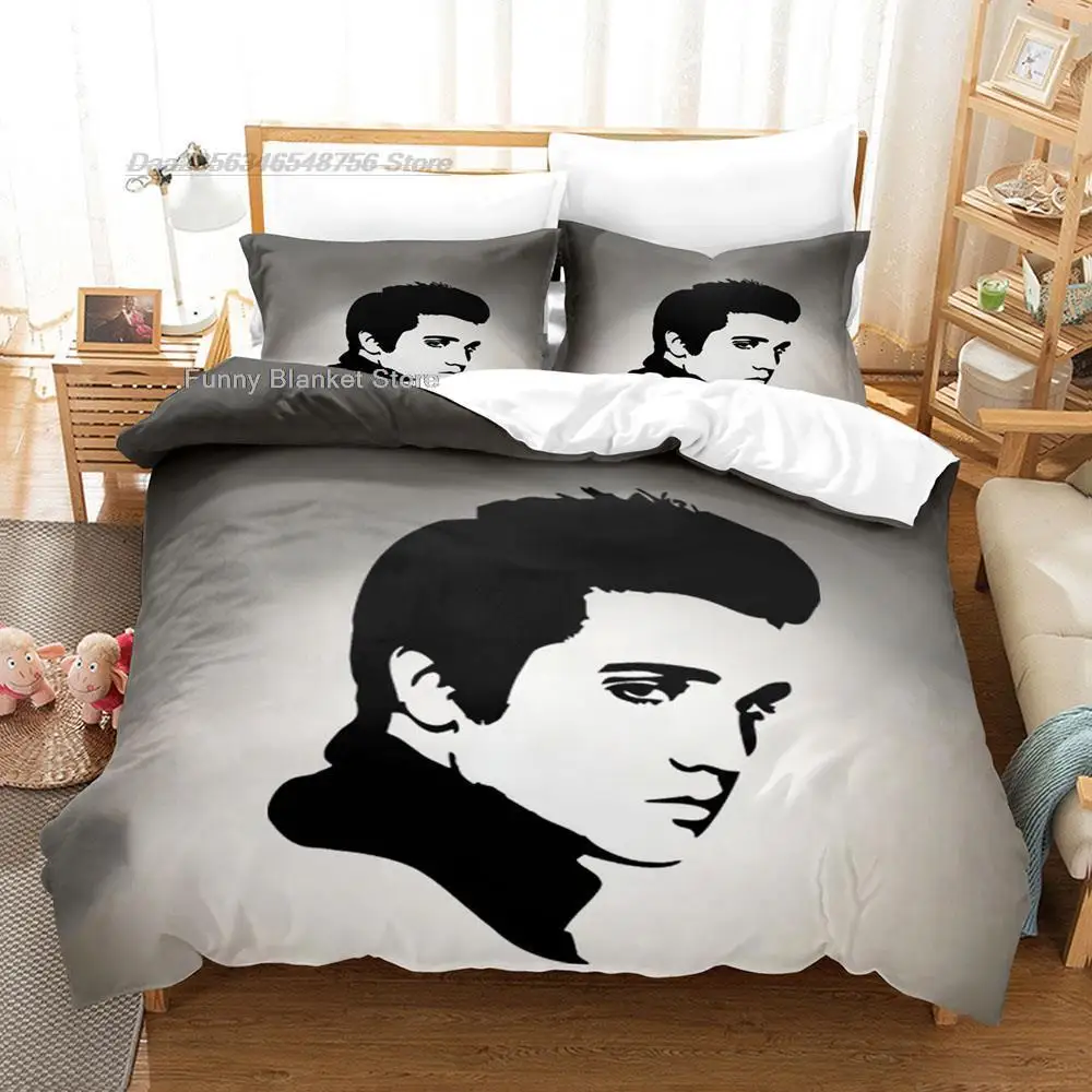 

Комплект постельного белья Elvis Presley, односпальный, двуспальный, полноразмерный, Королевский, большого размера, Aldult, комплект с чехлом для дву...