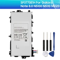 original replacement battery sp3770e1h for samsung galaxy note 8 0 n5100 n5110 n5120 tablet battery 4600mah