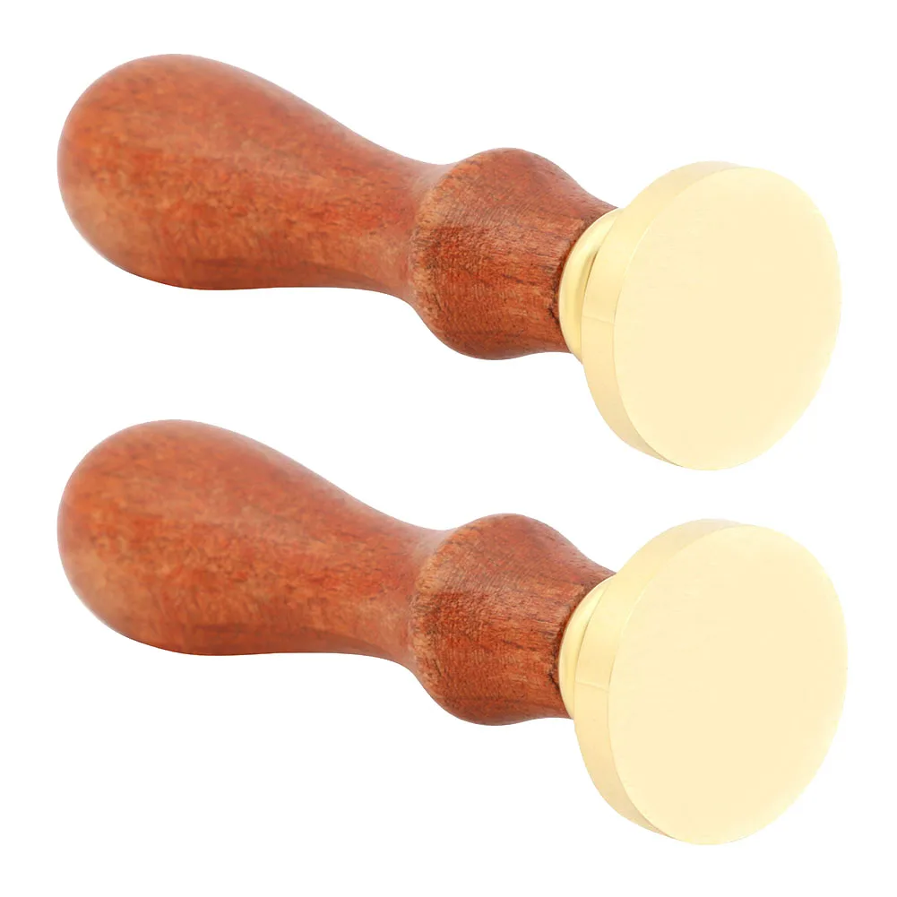 

Старинные самодельные штампы с деревянной ручкой, Металлические Пустые штампы с воском, крафтовый декор, Ретро деревянный штамп с воском дл...