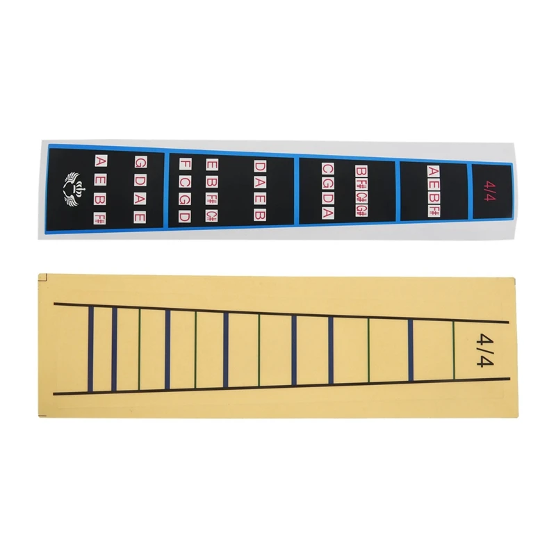 

1 Pcs 4/4 Ball Violin Square Wall Vinyl Violin Fret Board Marker & 1 Pcs Violin Finger Guide Fingerboard Sticker