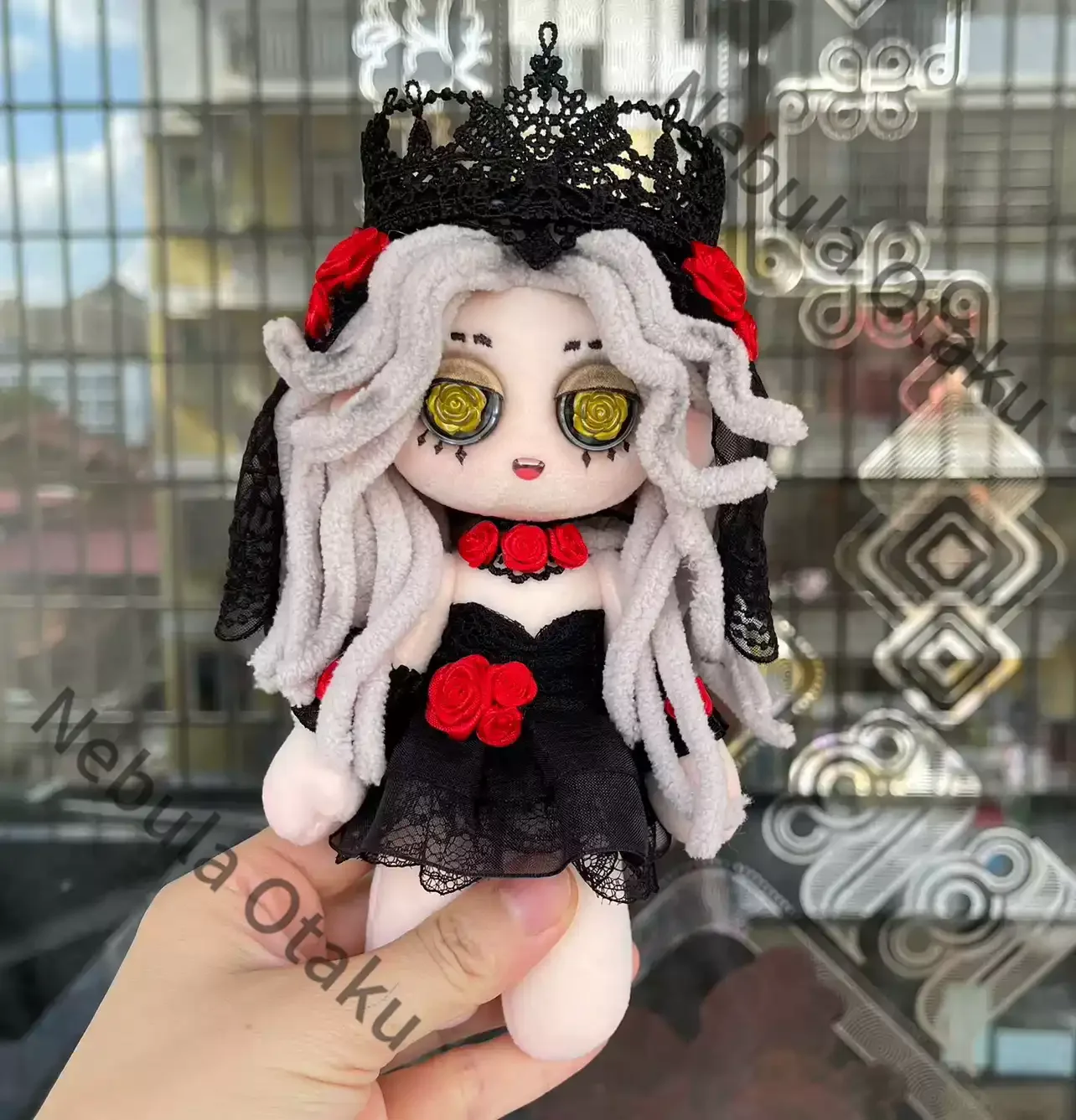 Фото Identity V: Психолог Ада Мезмер, пациент Эмиль, Q-версия, кукла ручной работы с кнопочными глазами, подарок коллегам, аниме-косплей №4