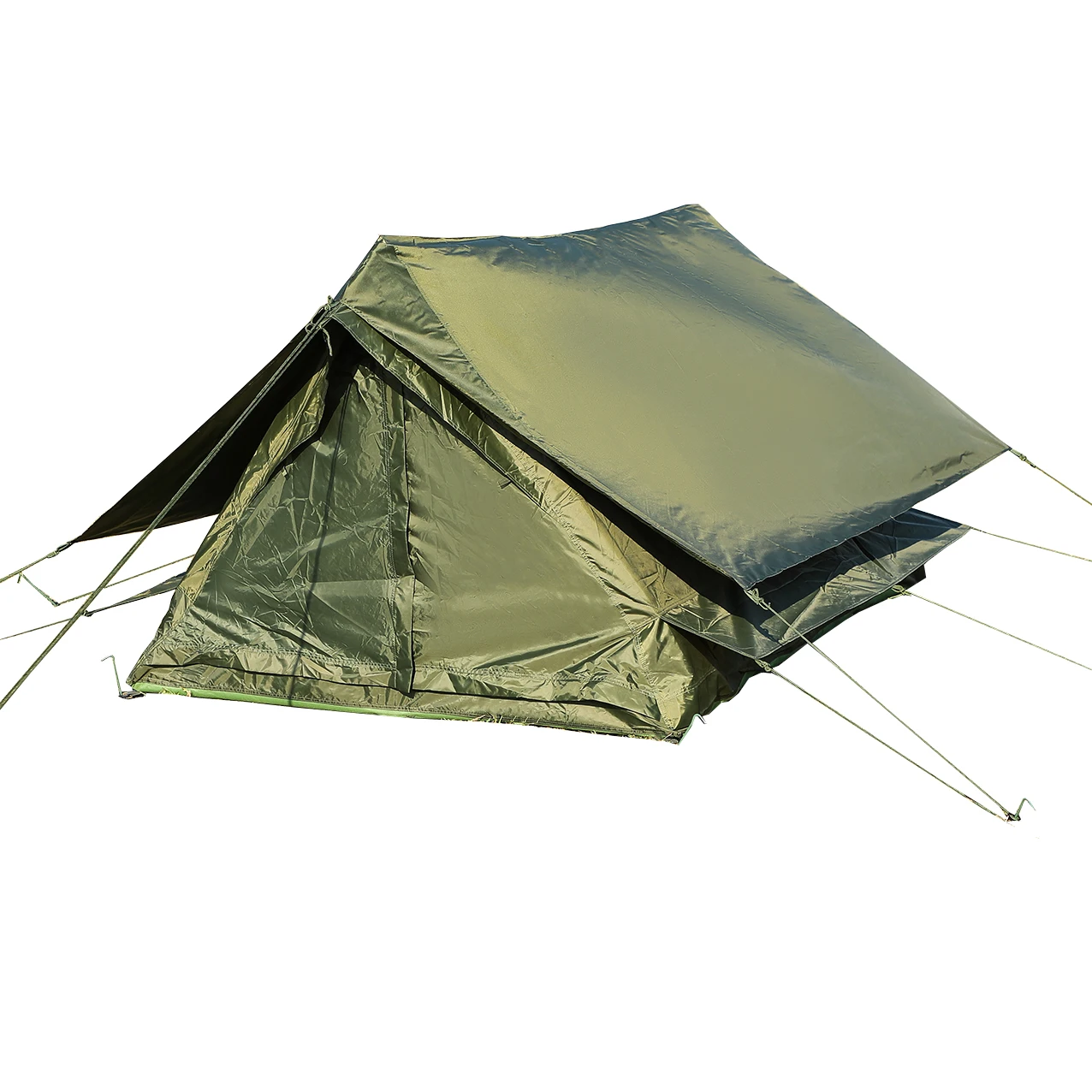 

210D Oxford Waterproof Green Hunting Tent Disaster relief Tents Outdoor Camping Tent PU3000MM