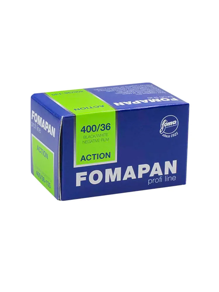 Фото В наличии: Плёнка Fomapan 400 Action 135 (35 мм) чёрно-белая, 36 кадров, для винтажных аналоговых камер формата 135. №2