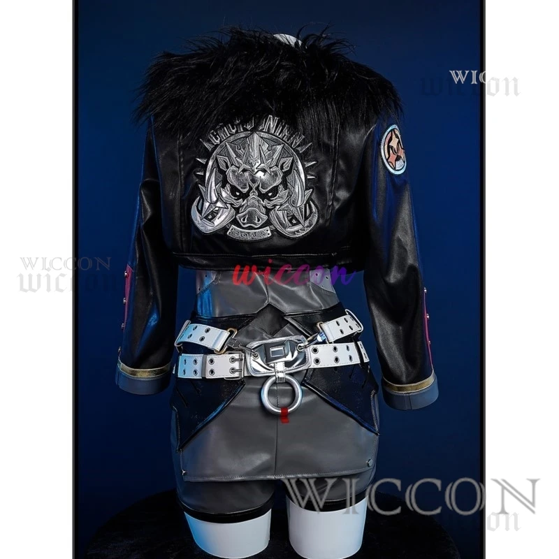 Zenless Zone Zero Caesar King Косплей Костюм Униформа Платье Парик Нагрудник Аксессуары