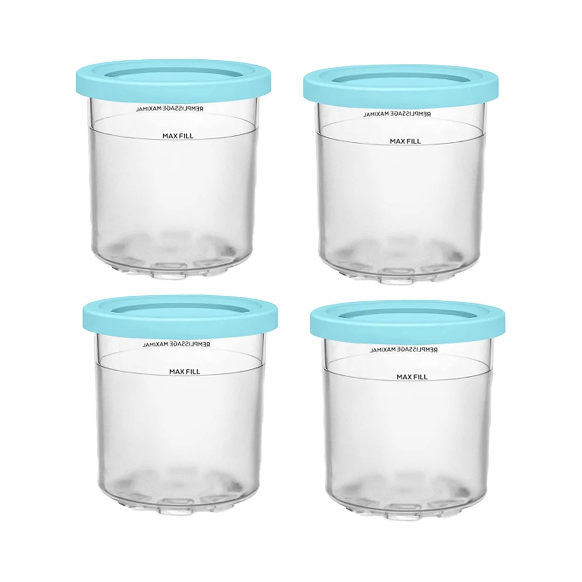 

Стакан для мороженого, контейнеры для мороженого с крышками для ниндзя Creami Pints NC301 NC300 NC299AMZ