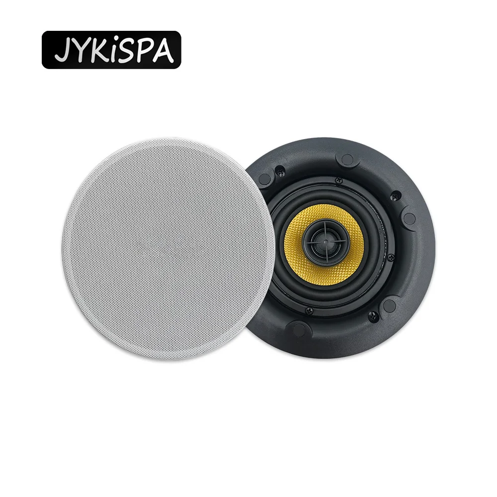 Audio amplifier Waterproof Ceiling Speaker 4inch Narrow Edge Shell 20core Silk Tweeter Public Address Bathroom In Wall Speaker