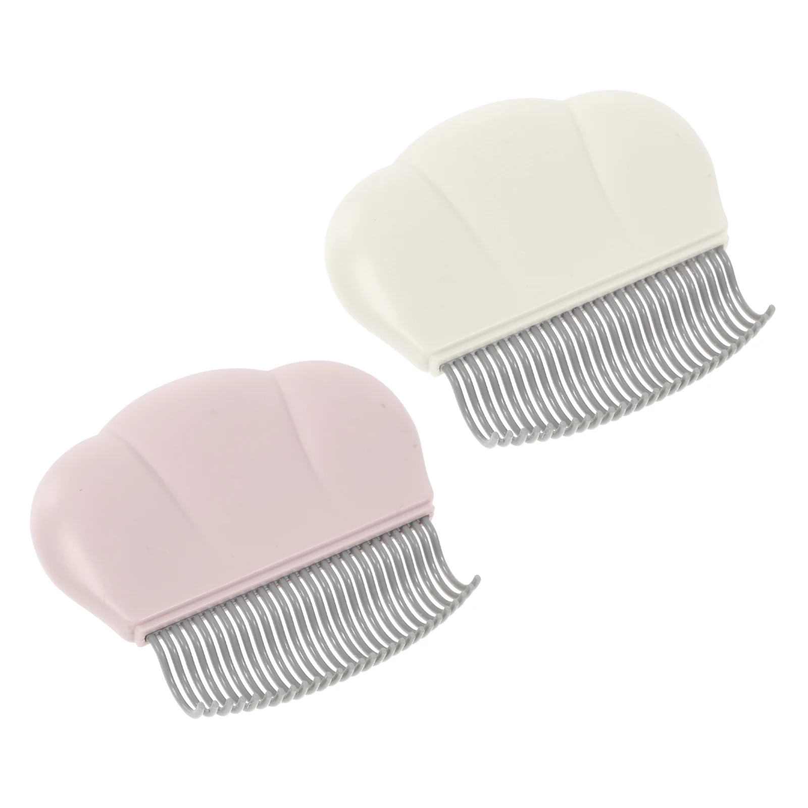 

2pcs Grooming Comb Brush Cat Comb Massaging Comb Cat Hair Cleaning Tool