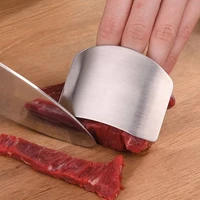 new 1pcs stainless steel finger protector anti cut finger guard kitchen tools safe vegetable cutting hand protecter kitchen gadg