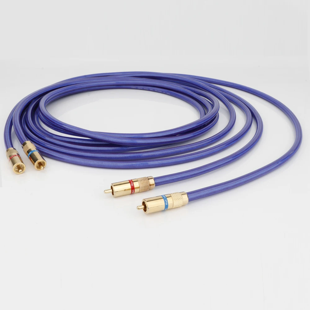 

Pair Van Den Hul MC IT 65 Silver Plated RCA Interconnect Audio Cable Audio Extend With Gold Plated Plug HiFi Signal Line