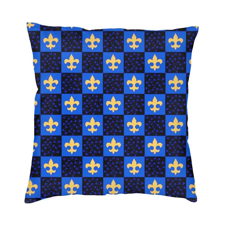 

Клетчатая Подушка с геометрическим рисунком, 45*45 см