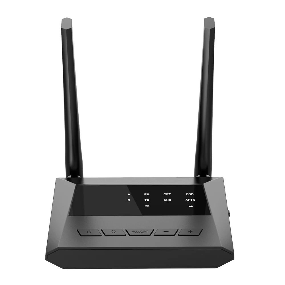 

Bluetooth 5.0 Long Range Aptx LL Low Latency SPDIF Optical RCA Aux 3.5mm TV Transmitter Receiver Wireless Stereo Audio Adapter