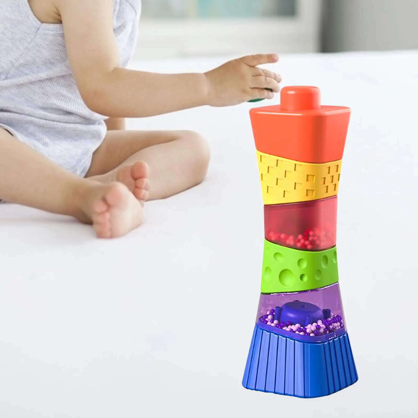 

Stacking Balancing Block Puzzle Game Sorting Skill Developing Stackable Toys for Babies Children Boys Girls Birthday Gift