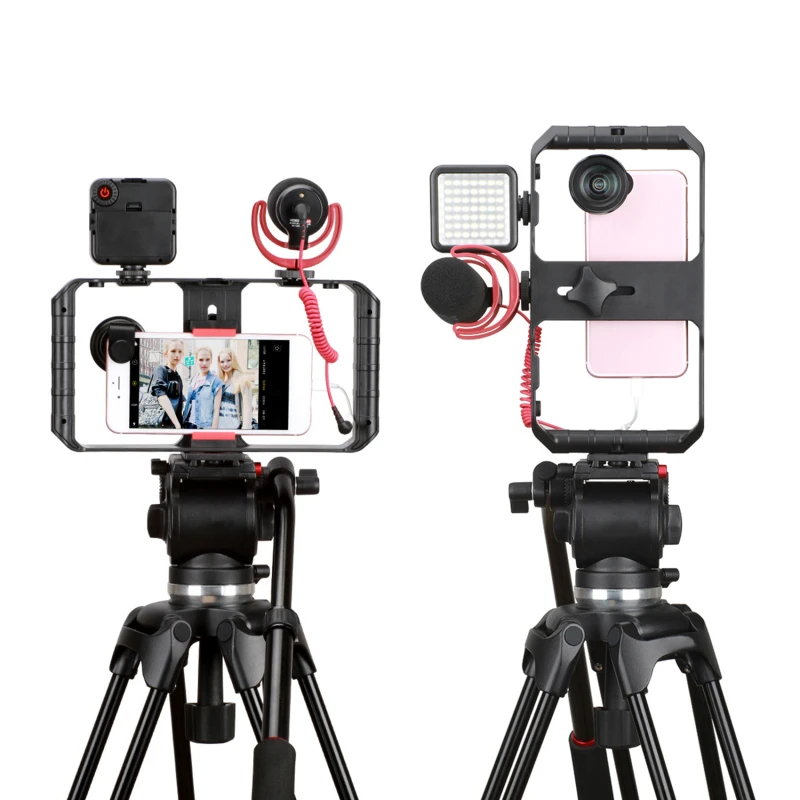 

Hand-held Camera Holder 2 Generation Mobile Phone Rabbit Cage Movie Live Video Stabilizer Smartphone Video Rig