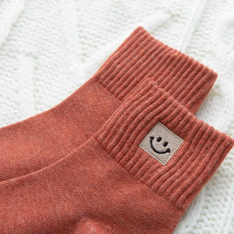 autumn winter keep warm women's socks centre medium soft cotton woollen sock cute fuzzy  fashion men and women general relaxatio