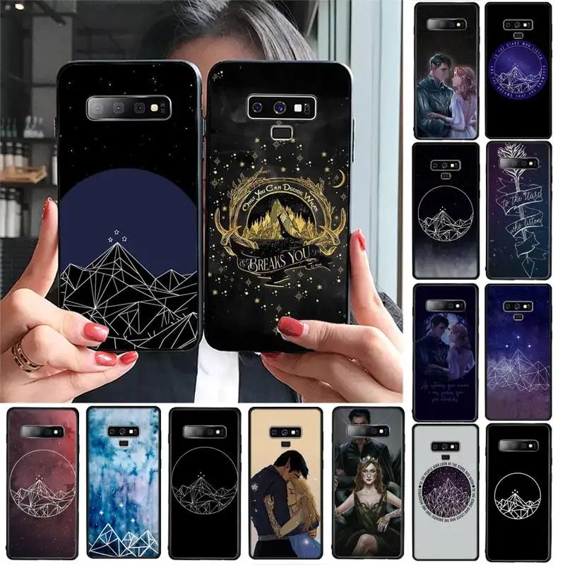 

A Court of Mist and Fury Sarah J Maas Phone Case For Samsung Galaxy S20 S10 Plus S10E S5 S6 S7edge S8 S9 S9Plus S10lite 2020