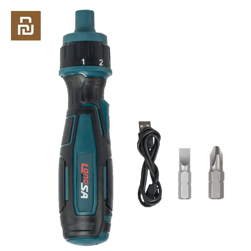 

Электрическая отвертка Youpin, перезаряжаемый Домашний набор, отвертка, Многофункциональный беспроводной электрический шуруповерт, инструмент для ремонта