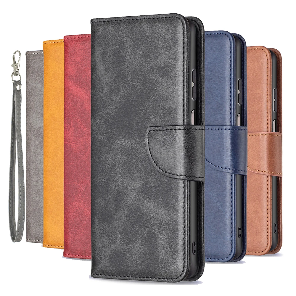 

Leather Case for Samsung Galaxy M52 A03 Core A03S A12 A13 A22 A23 A32 A33 A52 A52S A53 A73 S22 Ultra S21 Plus S20 FE Flip Wallet