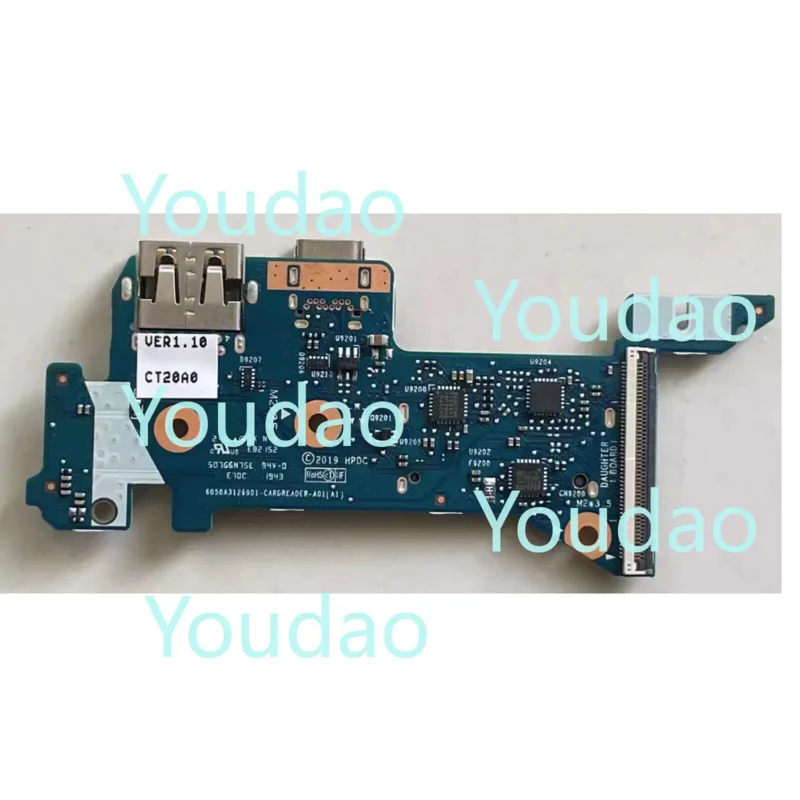 Новый 6050A 3126901 Для HP 340 G7 Type-C USB-плата чтения Модуль SD-карты