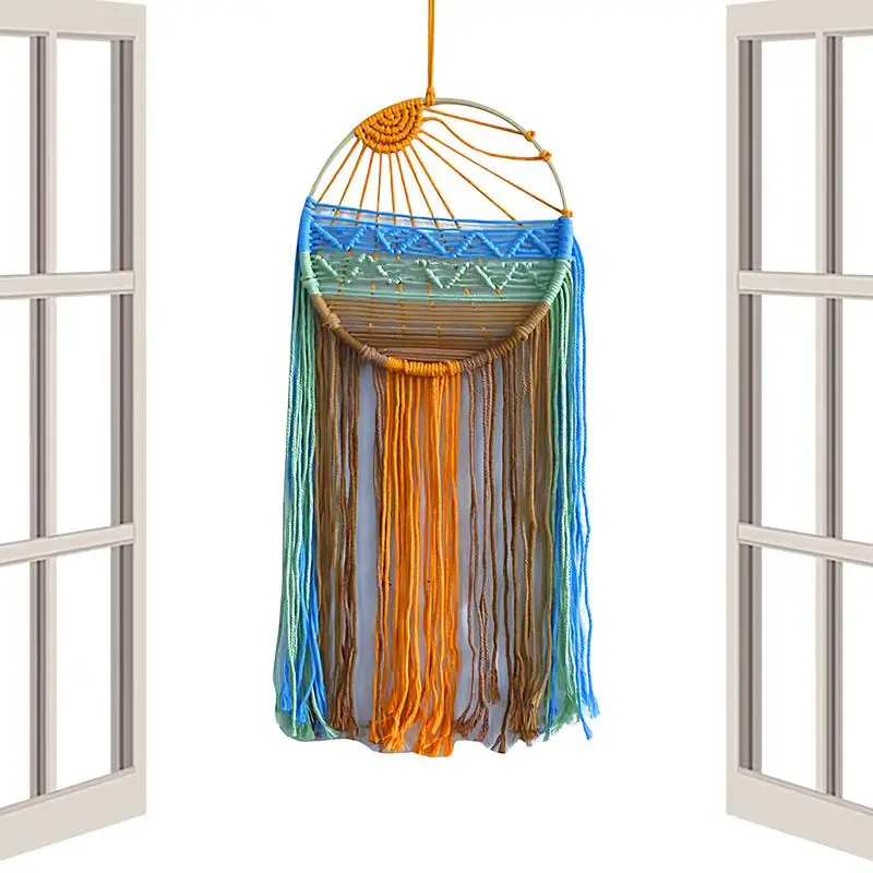 Солнце Настенный Декор Ловец Снов Богемный Гобелен Макраме Украшение Дома