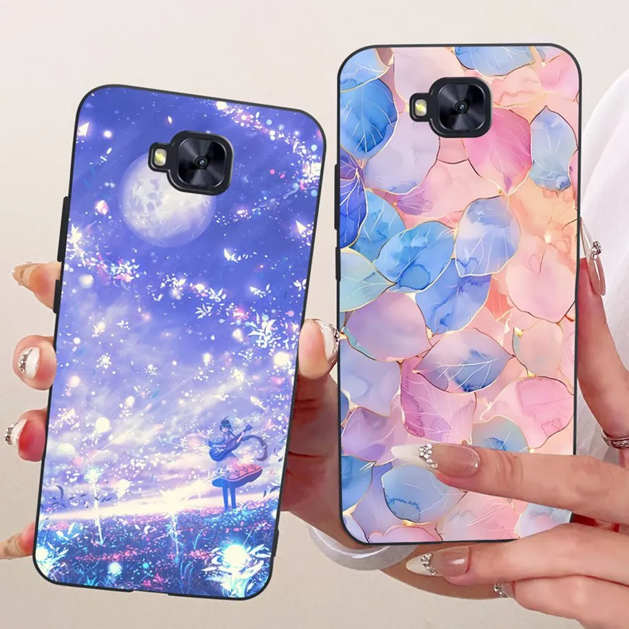 Фото Силиконовый чехол для Asus Zenfone 4 Selfie ZD553KL X00LD / 4 Selfie Pro ZD552KL Z01MD, чехол для телефона, мягкий чехол из ТПУ с крутым мультяшным рисунком №2