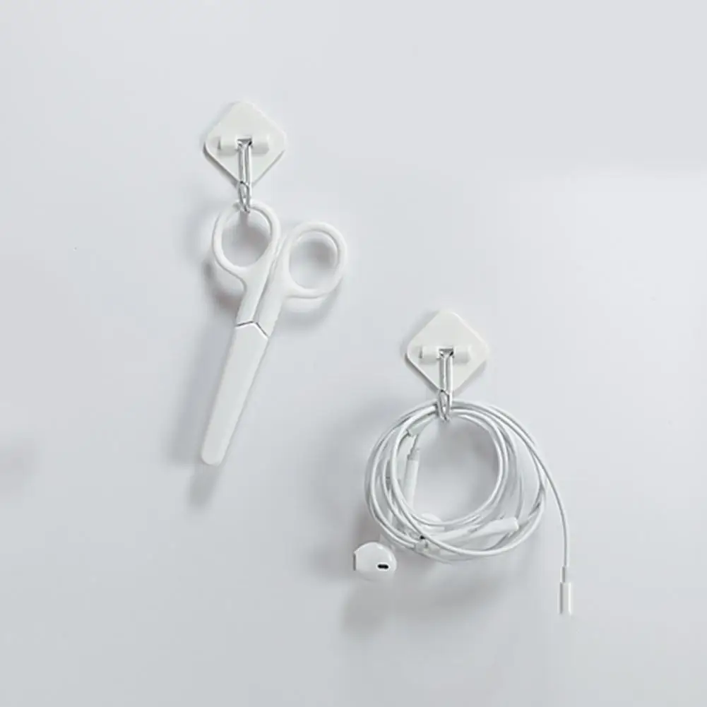 

Wall Hooks Long Lifespan Lightweight Strong Stickiness Cap Clothes Storage Hook Key Hanging Gadget Hanging Hooks for Home