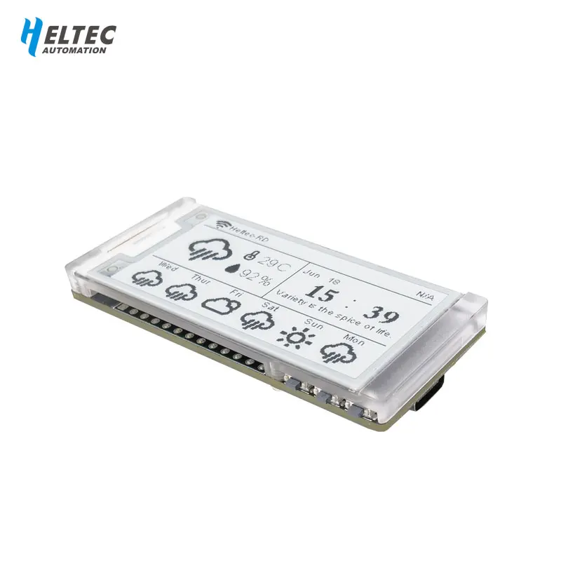 Фото ESP32 Heltec Ethernet LoRaWAN MCU WiFi Bluetooth Шлюз облачной платформы (реверсия 2.0) HT-M01S 2,13-дюймовый дисплей E-Ink Монитор IoT №5