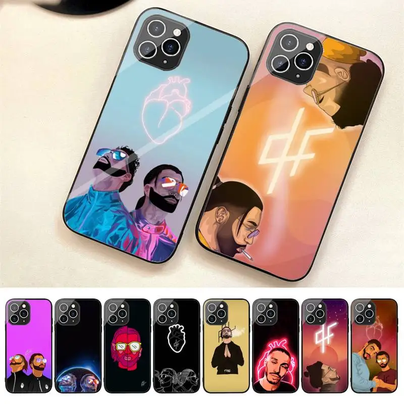 

PNL QLF Rapper Singer Phone Case For Iphone 7 8 Plus X Xr Xs 11 12 13 Se2020 Mini 14 Pro Max Tempered Glass Fundas