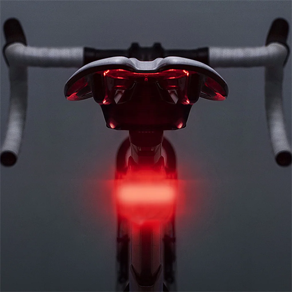 

Bicycle Light Waterproof Bike Taillight LED USB Rechargable Safety Back Light Riding Warning Saddle Bike Rear Light