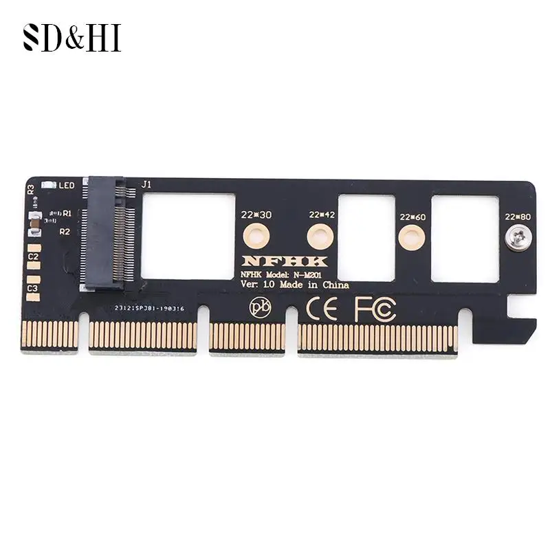 Переходник NGFF M Key M.2 NVME AHCI SSD на PCI-E PCI Express 3,0 16x X4, переходник-карта для XP941 SM951 PM951 A110 SSD