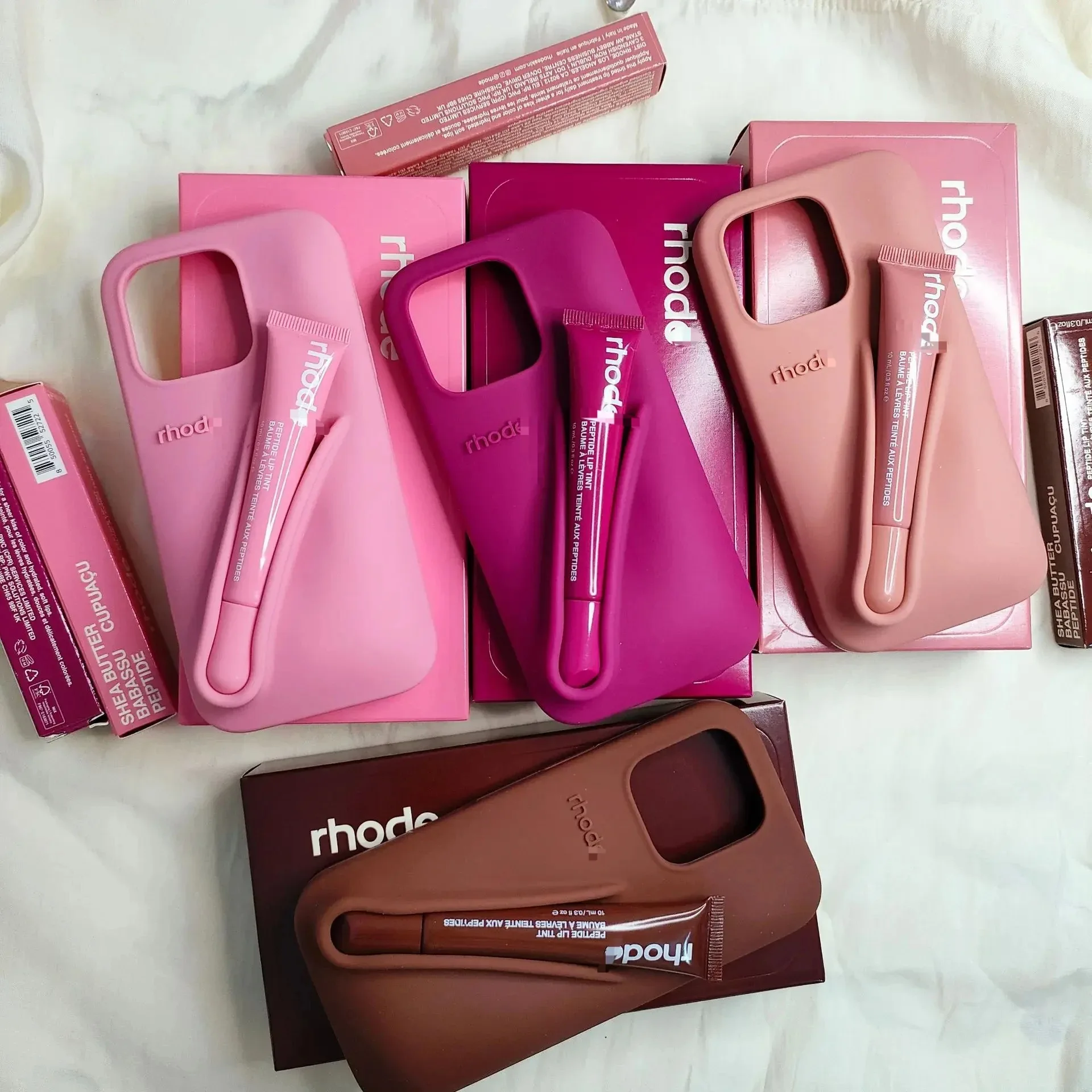 Осенняя ограниченная серия для Iphone 16 15 14 13 12 11 Promax Plus Pro Rhode Lipstick Balm Lip Gloss Чехол