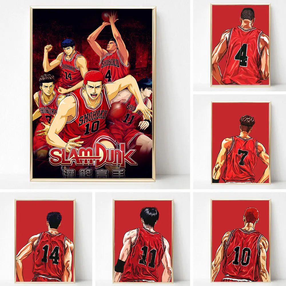 

Набор для алмазной живописи 5D DIY, японское аниме Slam Dunk, алмазная вышивка, мозаика, искусство стразы, домашний декор, подарок