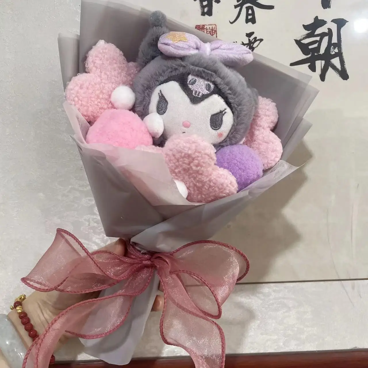 Cartoon Character Plush Bouquet Gift Box - My Melody, Kuromi, Cinnamoroll - Kuru  Store