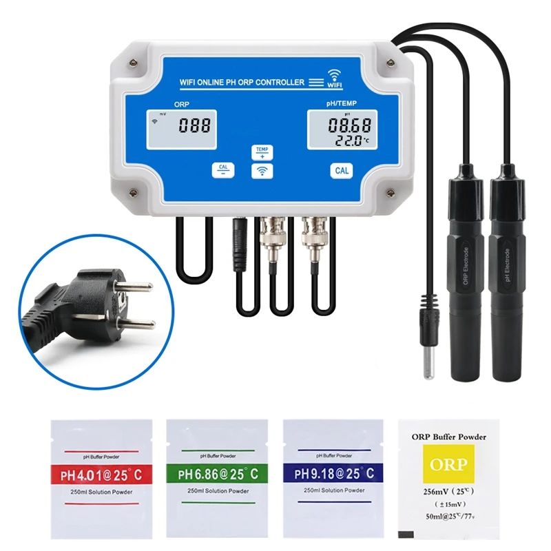 W2839 3 в 1 Wi-Fi флуоресцентный/ОВП/температурный электрод зонд типа BNC для