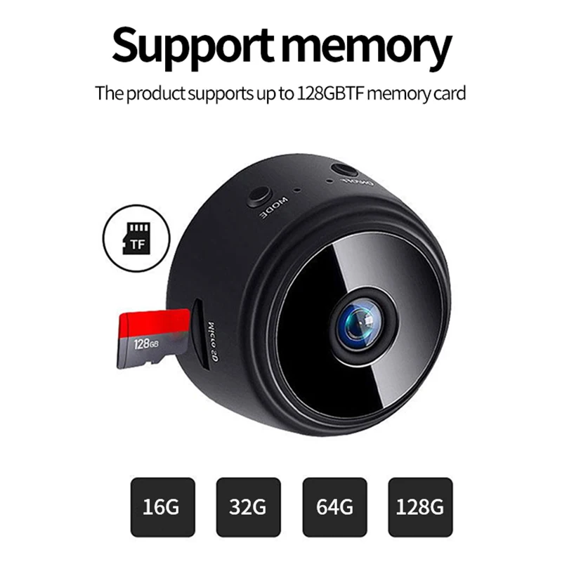 

Беспроводная IP-камера 1080P с поддержкой голосового видео и Wi-Fi
