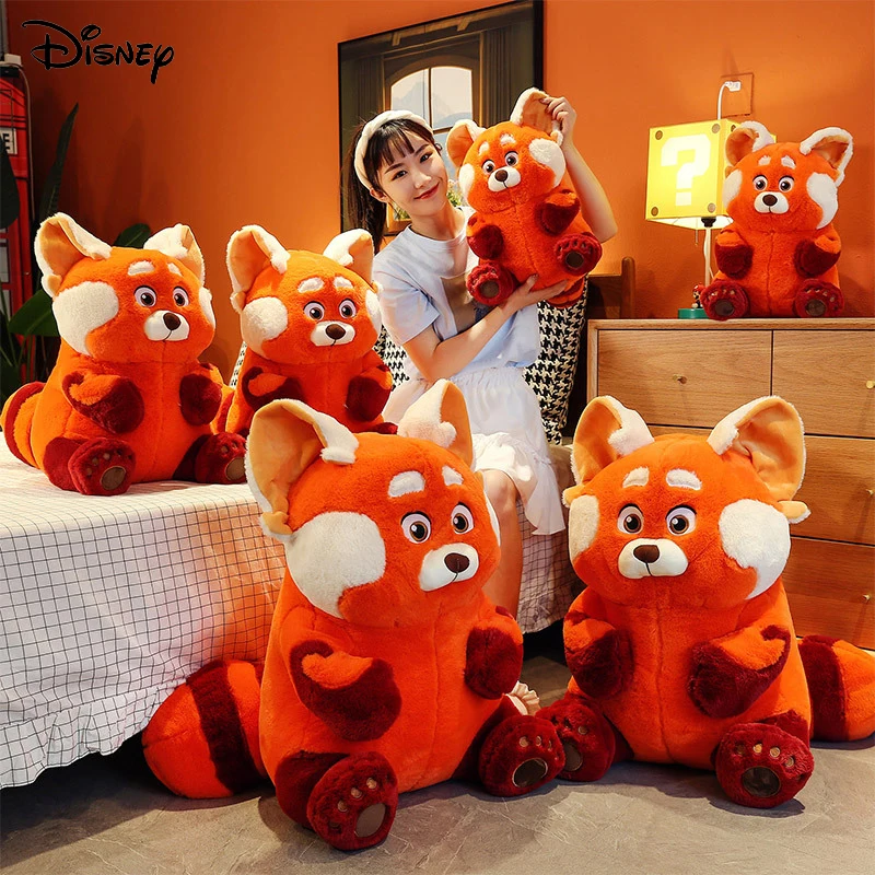 

Disney 46-70cm New Turning Red Version Of Youth Deformation Kawaii Plush Toy Doll Raccoon Doll Red Panda Children Gift Cute Room