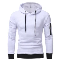 autumnwinter new mens hoodie long sleeve mens casual solid color hooded pullover sweatshirt