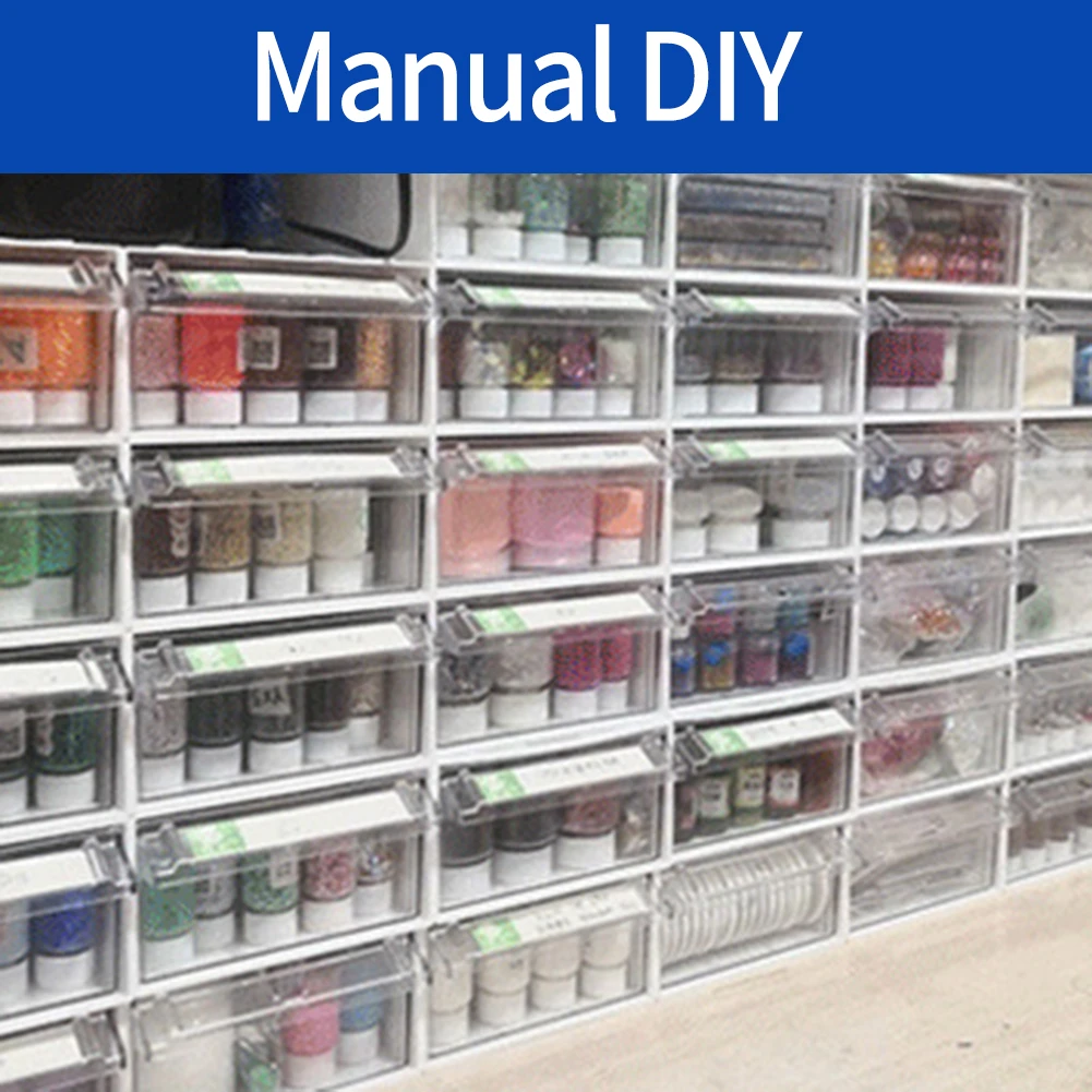 

Plastic Drawer Box Thickened Combined Plastic Parts Storage Box Drawer Type Tool Parts Storage Box Building Blocks